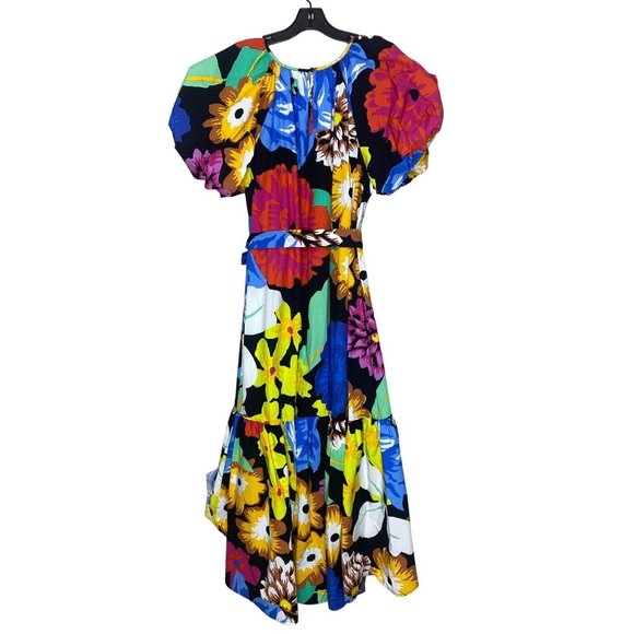 NWT Christopher John Rogers x Target Floral Puff Sleeve Dress High Low Large - Picture 13 of 15